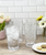Acrylic set of 4 - 19 oz HB tumblers, 4pcs stack together wrap with rubber band