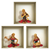 Set of Three Alla Niche 3D Square Peel and Stick Wall Decals