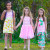 AnnLoren Girls Dress Pink Tulle & Pink Arabesque Easter Party Dress
