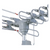 Supersonic 360-Degree HDTV Digital Amplified Motorized Antenna with Remote Control, Supports 2 TV Sets (SC-603)
