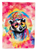 Hippie Animal Badger House Flag
