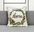 18" Beige Cotton Throw Pillow