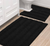27"x47" - Black Soft Cozy Plush Chenille Bath Mat 
