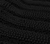 27"x47" - Black Soft Cozy Plush Chenille Bath Mat 