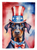 Doberman Pinscher Patriotic American Garden Flag