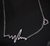 In A Heartbeat Pendant With Chain And Heart Charm