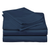 Burgundy Red 200 Embroidery Soft Sheet Set Wrinkle Resistant