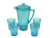 Acrylic set of 5 drinking wares Hammer set - 1pc 2.75 QT pitcher + 4pcs 16 oz DOF Tumblers