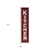 37" X 8" Red and White Kitchen Metal Wall Decor