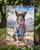 Australian Cattle Dog Cowboy Welcome Garden Flag
