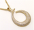Simulated Pave Diamond Drop Dangle Pendant, Necklace, 925 Sterling Silver