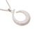 Simulated Pave Diamond Drop Dangle Pendant, Necklace, 925 Sterling Silver