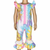 AnnLoren Boutique Pastel Tie Dye Baby Girls Romper Onesie Toddler Jumpsuit