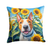 Fox Terrier in Sunflowers Pair of Pot Holders