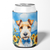Fox Terrier in Sunflowers Pair of Pot Holders