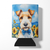 Fox Terrier in Sunflowers Pair of Pot Holders