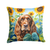 Fox Terrier in Sunflowers Pair of Pot Holders