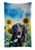 Fox Terrier in Sunflowers Pair of Pot Holders