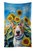 Fox Terrier in Sunflowers Pair of Pot Holders