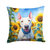 Fox Terrier in Sunflowers Pair of Pot Holders