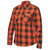 TW255.16 - Ladies Black and Orange Flannel Shirt