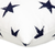 Parkland Collection Transitional Stars White Square 16" x 16" Pillow
