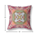 18 Magenta Green Geo Tribal Suede Throw Pillow