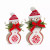 Snowman (Set of 2) 8.5"H, 10.25"H Resin