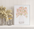 Wall Plaque Floral Blessed