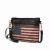 Alisson Vegan Leather Women's FLAG Crossbody/Wristlet Bag