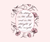 Sticker Floral Be Strong In The Lord