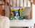Borzoi in Sunflowers Pair of Pot Holders