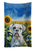 Borzoi in Sunflowers Pair of Pot Holders