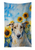 Borzoi in Sunflowers Pair of Pot Holders