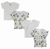 Bambini Side Snap Short Sleeve Shirt - 4 Pack