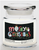 Courtside Market Merry Christmas Candle Glass Jar with Glass Lid