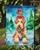 Airedale Terrier Christmas Garden Flag