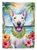 Bull Terrier Luau Garden Flag