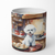 Bichon Frise Christmas Cookies Decorative Soy Candle