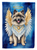 Keeshond My Angel Garden Flag