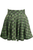 Skulls Gothic Print Stretch Lycra Skirt