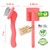 Flat Coral Pet Slicker Brush
