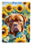 Dogue de Bordeaux in Sunflowers Garden Flag