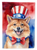 Finnish Spitz Patriotic American Garden Flag