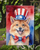 Finnish Spitz Patriotic American Garden Flag