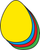 Small Assorted Color Creative Foam Cut-Outs