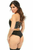 Lavish Faux Leather Short Bustier Top