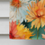 Chrysanthemums in Watercolor House Flag