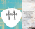 Earrings Silver Plate Spoon Crosses