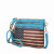 Alisson Vegan Leather Women's FLAG Crossbody/Wristlet Bag